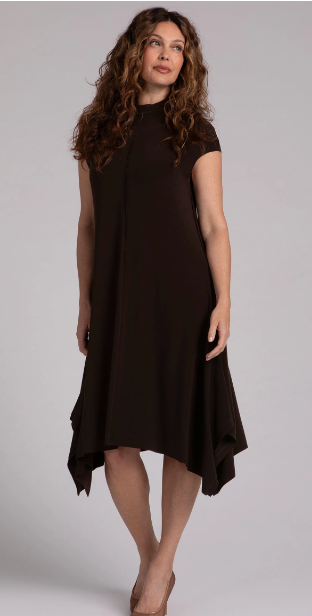 Sympli Funnel Neck Dress